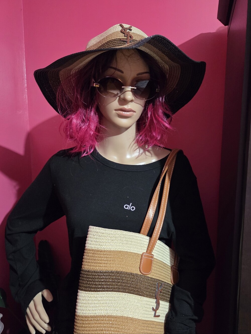Tote Set Incl Hat &new Sunglasses